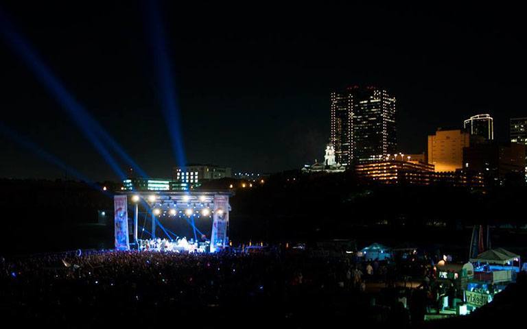 Music and tubing at the only waterfront stage in Texas - Panther Island Pavilion