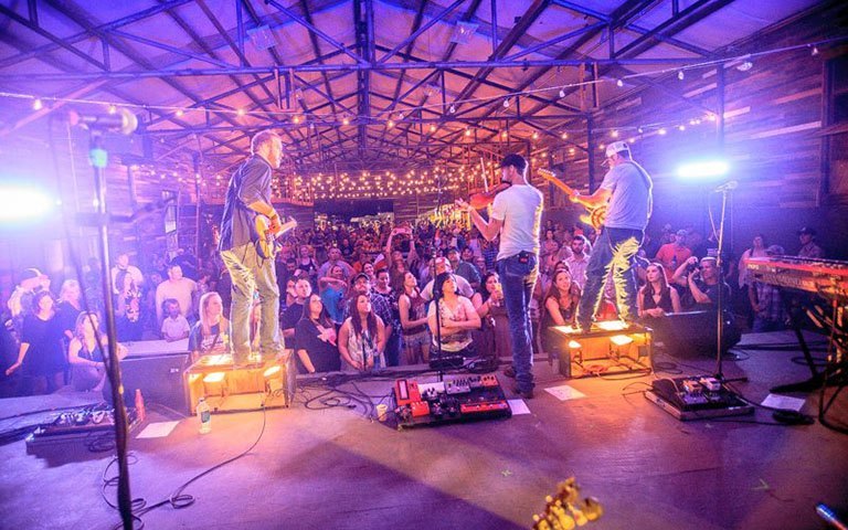 Music and tubing at the only waterfront stage in Texas - Panther Island Pavilion